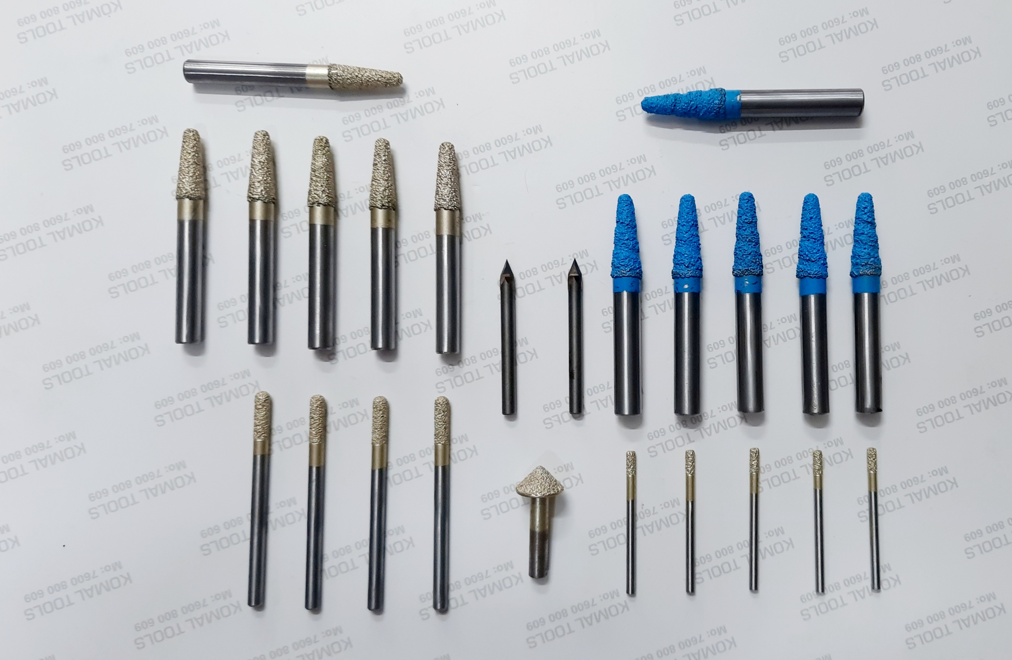 Sandstone, granite, marble,  CNC tools