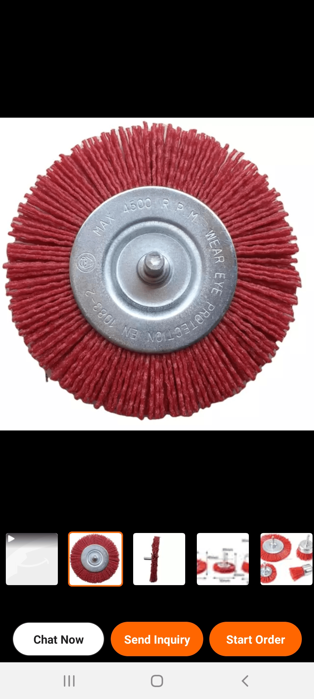 4 inch #nylon brush wooden carving finishing brush,#cnc  tools,#komal tools